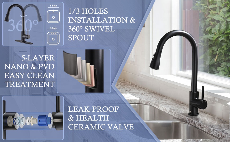 Oem Küchenarmatur Modern Smart Küchenarmatur Drehbarer Wasserhahn Sprayer Küche