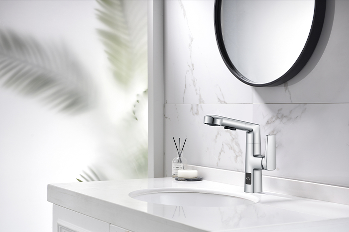 Der Reiz des schwarzen Wasserhahns im modernen Badezimmerdesign
