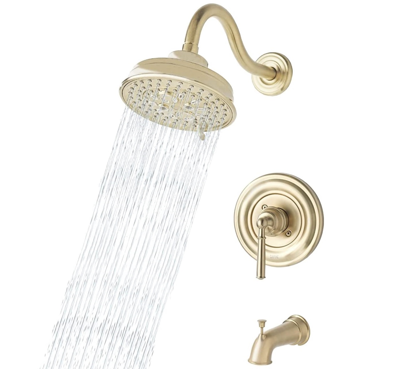 Fabrik Niedriger Preis Hohe Qualität Luxus Gold Regen Duschkopf Set Bad Dusche Wasserhahn Set