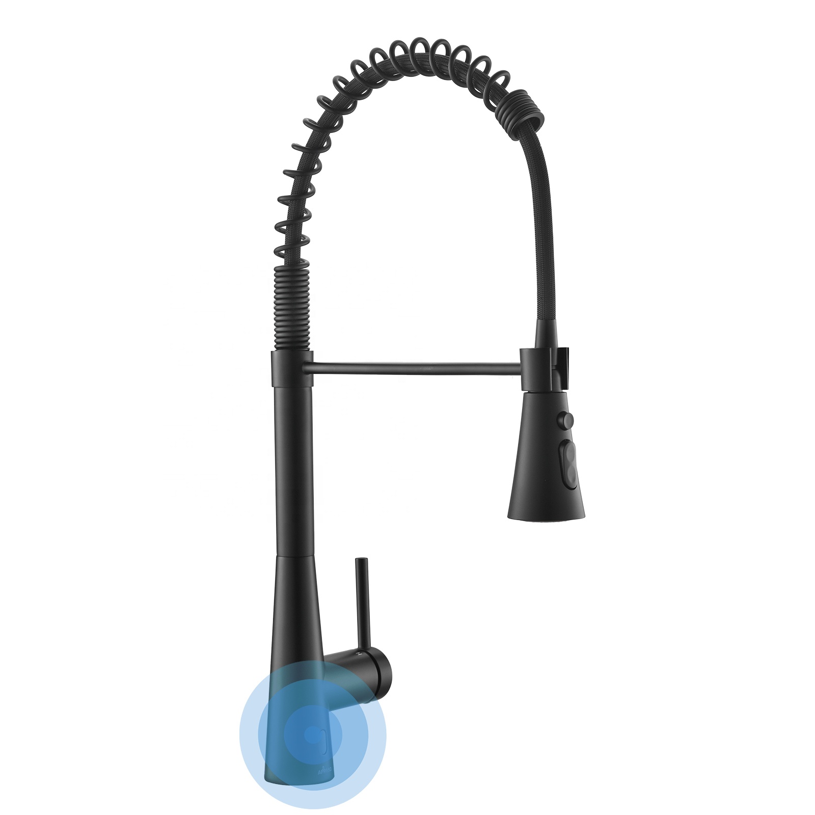 Edelstahl Ausziehbarer berührungsloser Wasserhahn Sensor Küche Wasserfall Wasserhähne Wasserhahn Schwarz Automatischer Wasserhahn